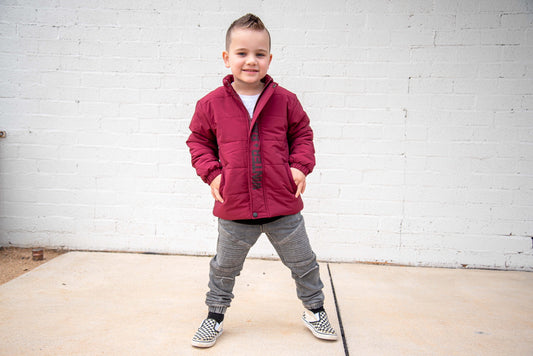 Raven Puffer Jacket - Winter + Raven