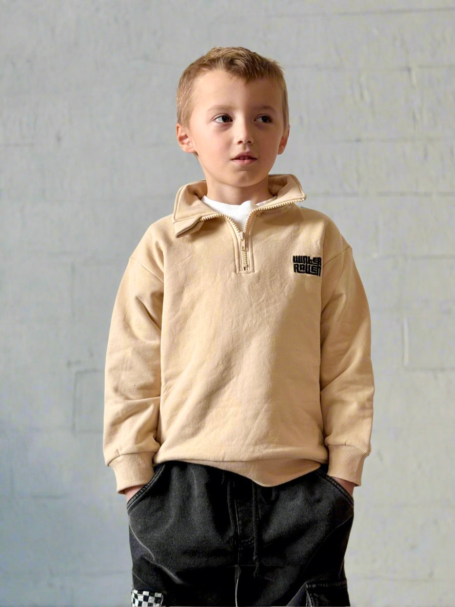 Sandstone Half Zip Fleece