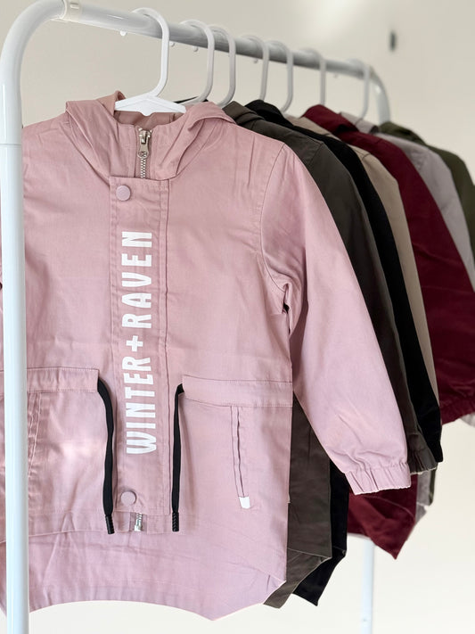 Anorak - Dusty Pink - Winter + Raven