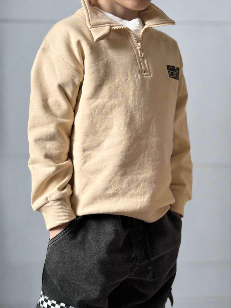 Sandstone Half Zip Fleece