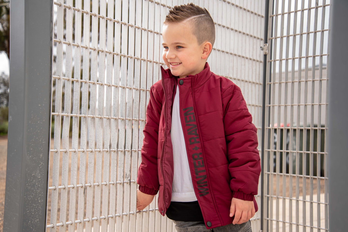 Raven Puffer Jacket - Winter + Raven