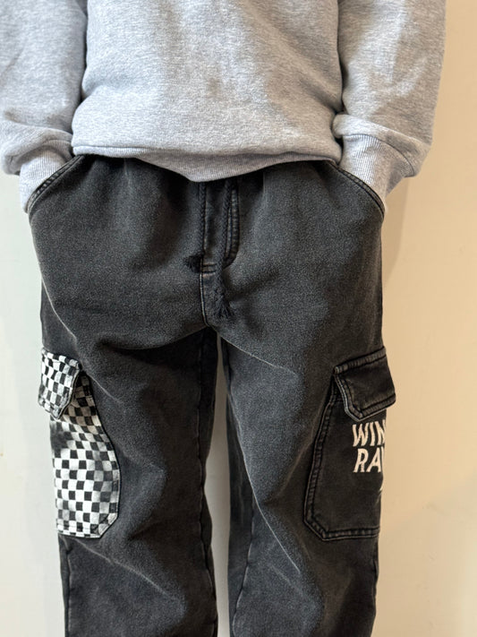 Off Grid Cargo Pants - Winter + Raven