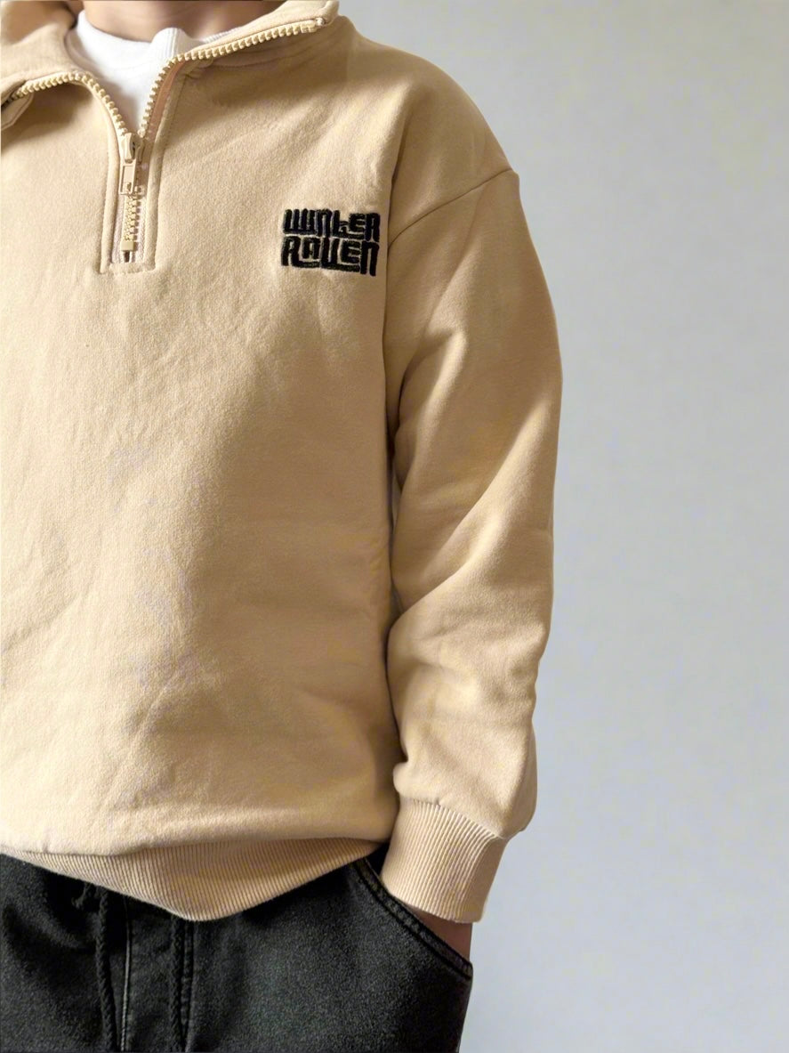 Sandstone Half Zip Fleece