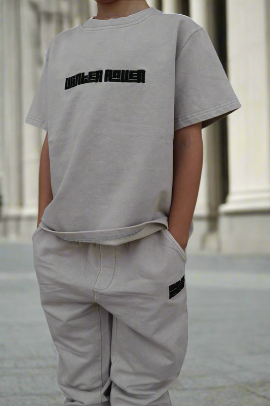 Luxe Acid Wash Joggers - Vintage Stone - Winter + Raven