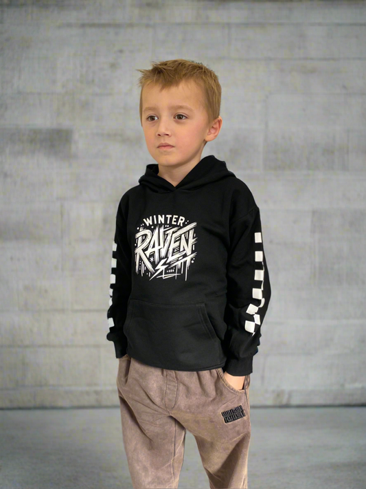 Drop In Hoodie - Winter + Raven