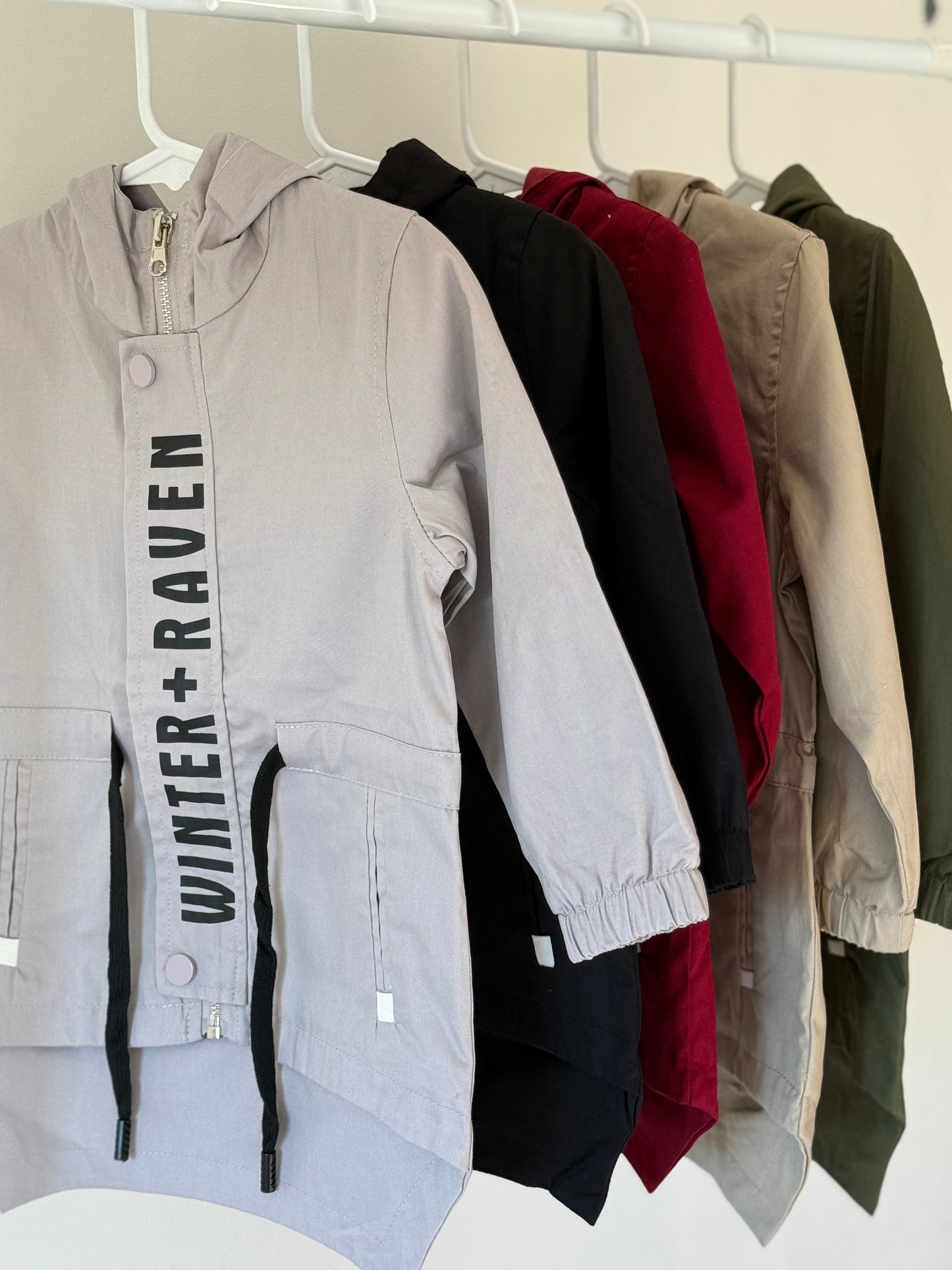 Anorak- Stone Fade - Winter + Raven