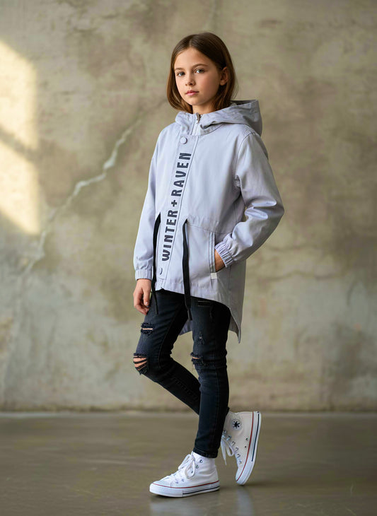 Anorak Kids Jacket - Stone Fade