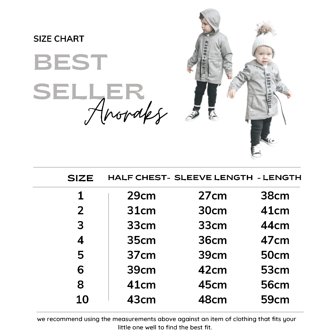 Anorak- Black - Winter + Raven