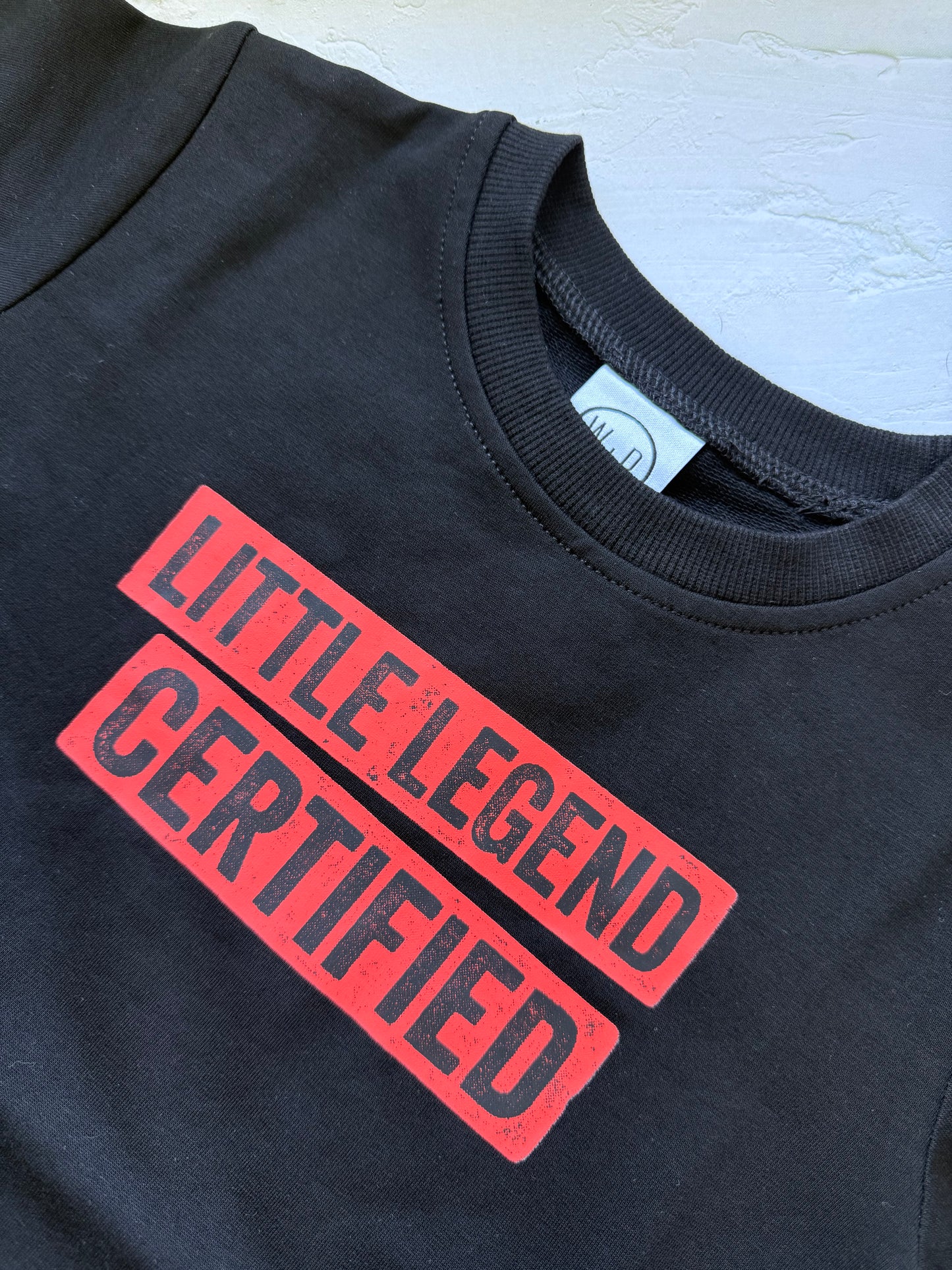 Certified Little Legend Kids T-Shirt - Black