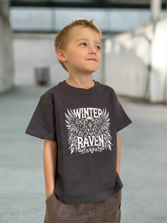 Raven Riot Tee - Winter + Raven