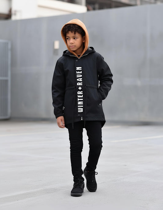 Anorak Kids Jacket - Black