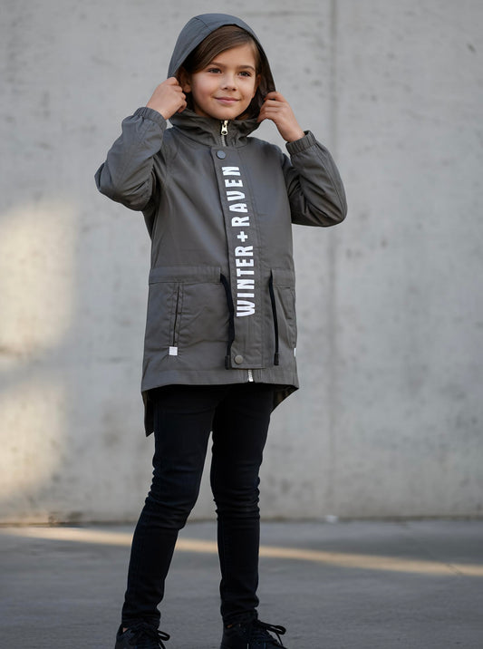 Anorak Kids Jacket - Mocha Stone