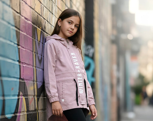 Anorak Kids Jacket - Dusty Pink