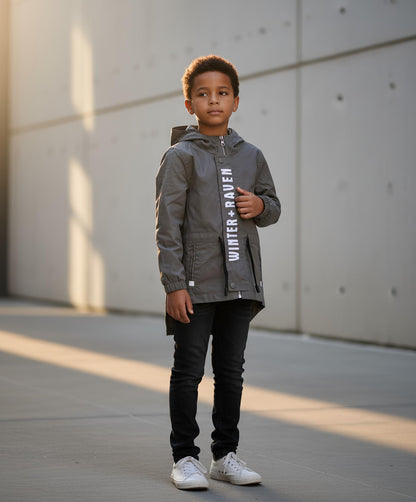 Anorak Kids Jacket - Mocha Stone