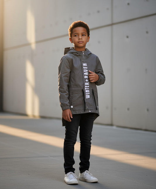 Anorak Kids Jacket - Mocha Stone